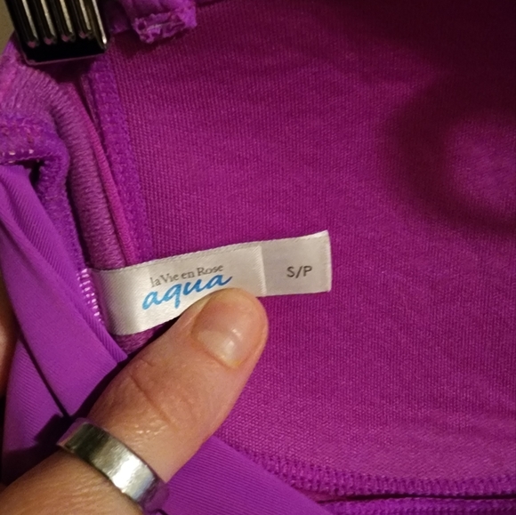 Bandeau Swim Top La Vie En Rose Aqua - Picture 4 of 4